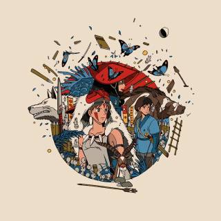 4k Mononoke wallpaper