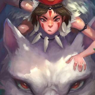 4k Mononoke wallpaper