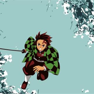 Tanjiro Hinokami Kagura 4k wallpaper