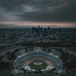 LA Dodgers 4k wallpaper