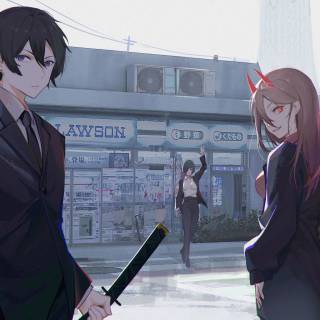 Chainsaw Man Power 4k wallpaper