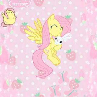 Fluttershy phone wallpaper