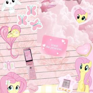 Fluttershy phone wallpaper