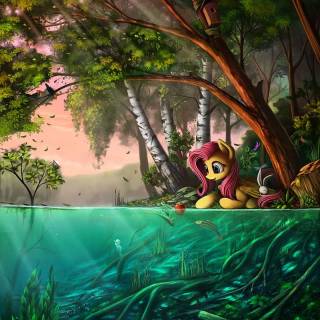 Fluttershy phone wallpaper