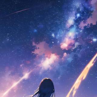 Girl night phone wallpaper