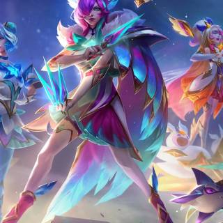 Xayah phone wallpaper