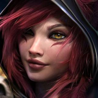 Xayah phone wallpaper