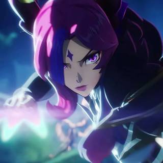Xayah phone wallpaper