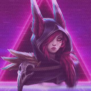 Xayah phone wallpaper