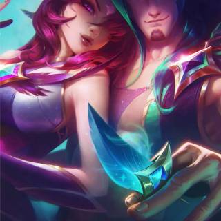 Xayah phone wallpaper