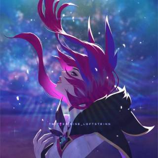 Xayah phone wallpaper