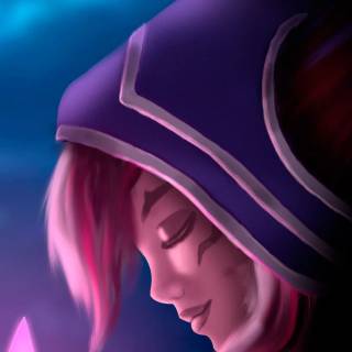 Xayah phone wallpaper