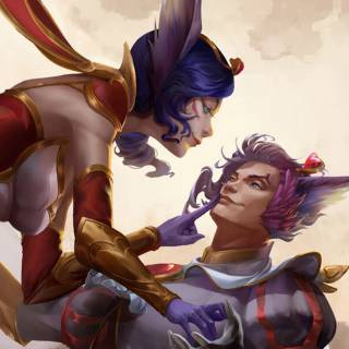 Xayah phone wallpaper