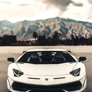 Aventador SVJ phone wallpaper