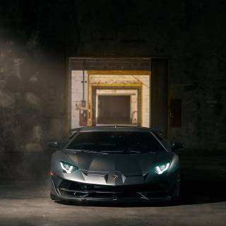 Aventador SVJ phone wallpaper