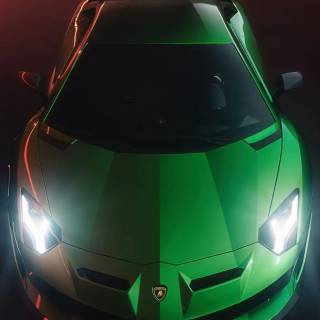 Aventador SVJ phone wallpaper