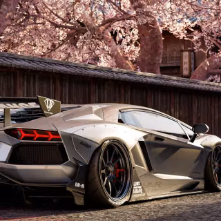Aventador SVJ phone wallpaper