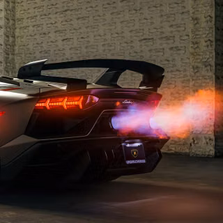 Aventador SVJ phone wallpaper