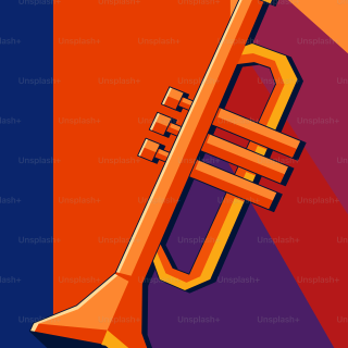 Trumpet phone wallpaper