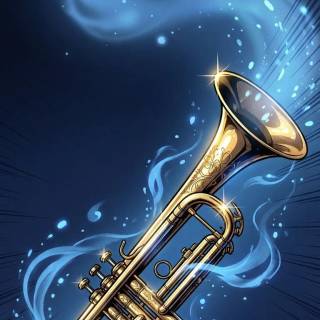 Trumpet phone wallpaper