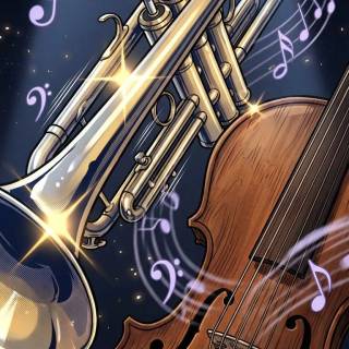 Trumpet phone wallpaper
