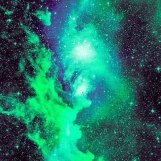 Green space phone wallpaper