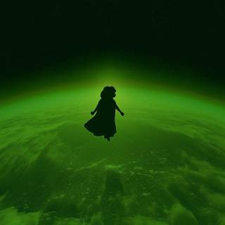 Green space phone wallpaper