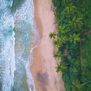 Aerial phone wallpaper