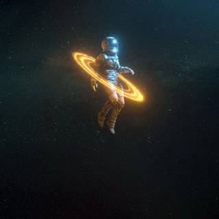 Astronauts phone wallpaper