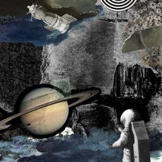 Astronauts phone wallpaper