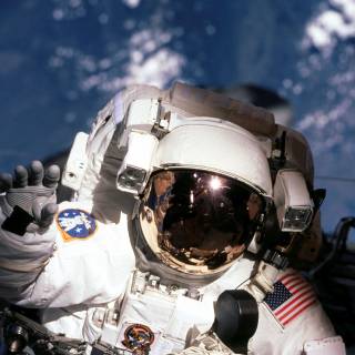 Astronauts phone wallpaper