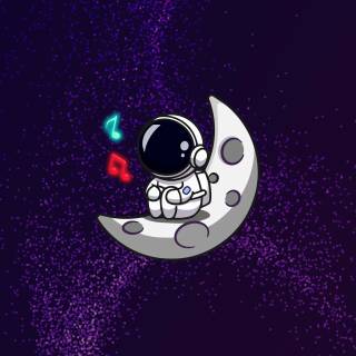 Astronauts phone wallpaper