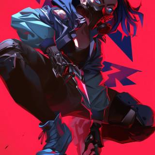 Gaming anime phone wallpaper