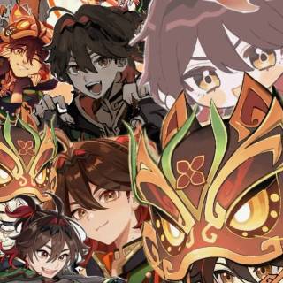 Gaming anime phone wallpaper
