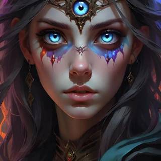 Fantasy phone girls wallpaper