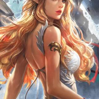 Fantasy phone girls wallpaper