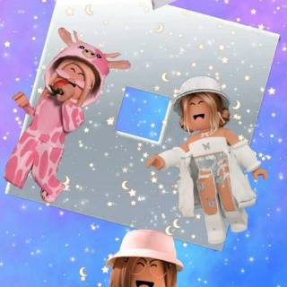 Roblox girl phone wallpaper