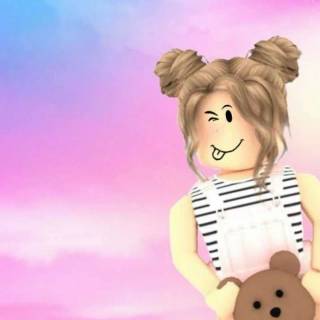Roblox girl phone wallpaper