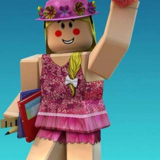 Roblox girl phone wallpaper