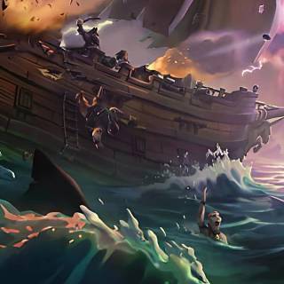 Sea of Thieves phone wallpaper