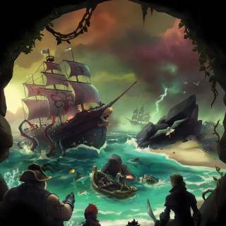 Sea of Thieves phone wallpaper