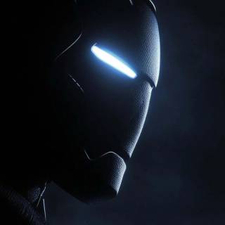 Iron Man black phone wallpaper