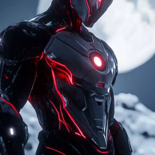 Iron Man black phone wallpaper