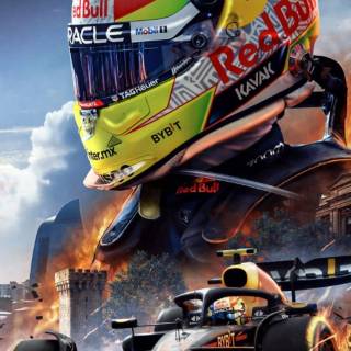 Checo Perez phone wallpaper