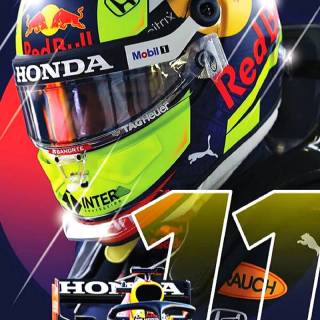 Checo Perez phone wallpaper