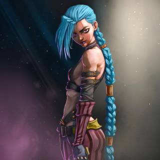 Jinx Arcane desktop wallpaper