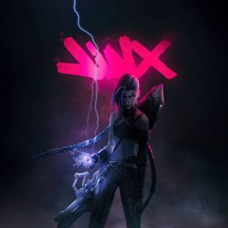 Jinx Arcane desktop wallpaper