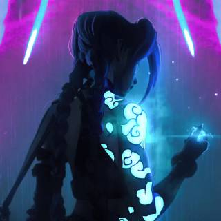 Jinx Arcane desktop wallpaper