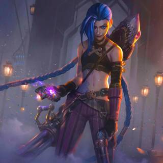 Jinx Arcane desktop wallpaper
