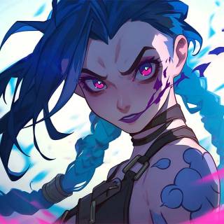 Jinx Arcane desktop wallpaper